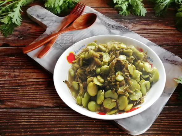 雪菜豆瓣的做法-咸鮮味炒菜譜