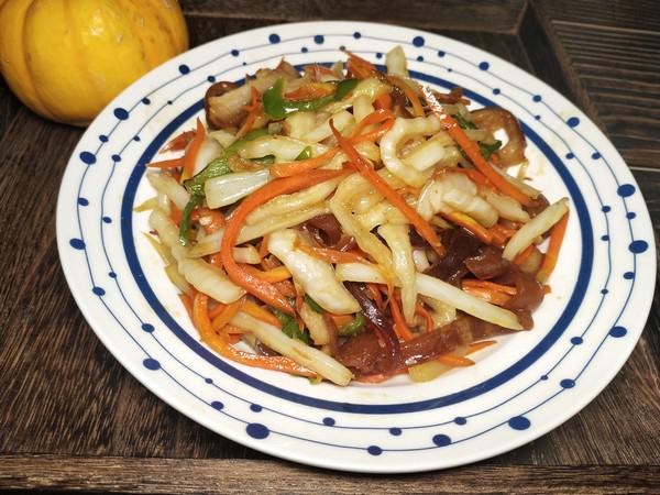 豬皮炒三絲的做法-家常味炒菜譜