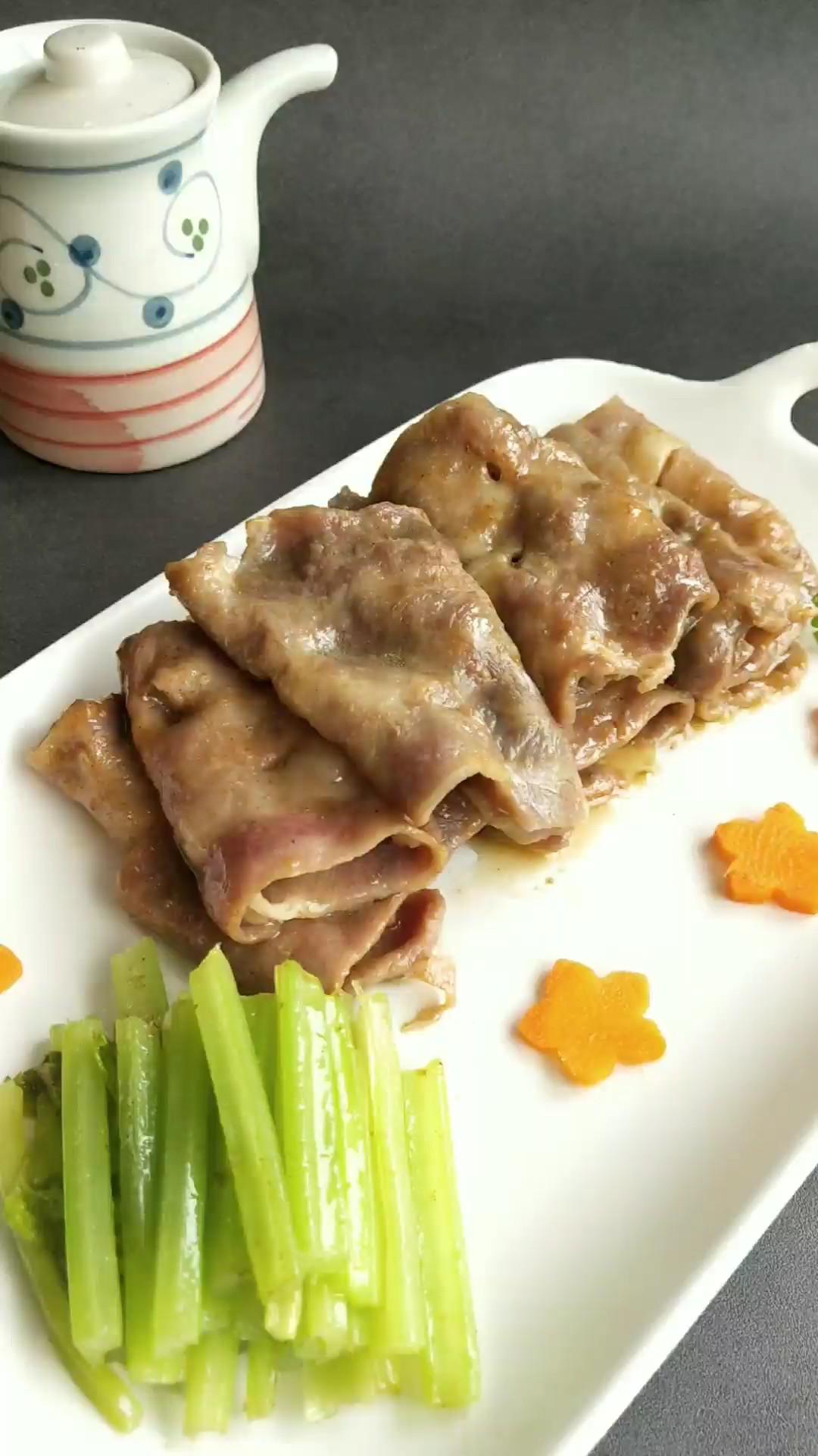 炙烤肥牛片的做法-咸鮮味煎菜譜