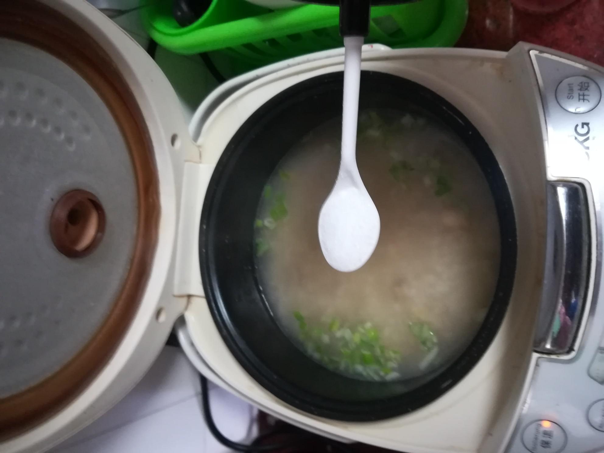 扇貝肉蠔豉粥的做法-咸鮮味煮菜譜