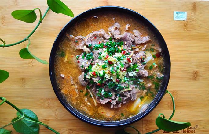 水煮牛肉的做法-咸鮮味煮菜譜