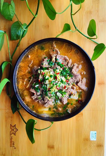 水煮牛肉的做法-咸鮮味煮菜譜