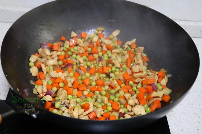 雞胸肉炒雜蔬的做法-家常味炒菜譜