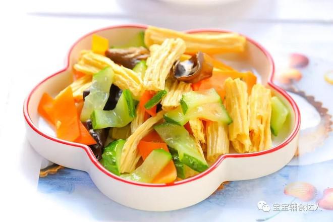 木耳腐竹小炒  寶寶輔食食譜的做法-家常味炒菜譜