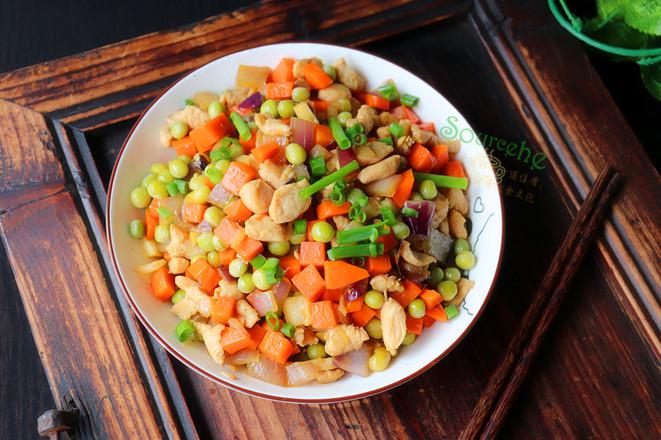 雞胸肉炒雜蔬的做法-家常味炒菜譜