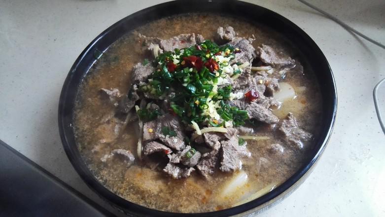 水煮牛肉的做法-咸鮮味煮菜譜