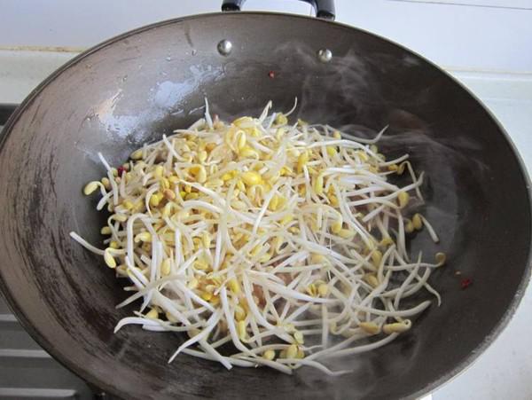 黃豆芽韭菜炒肉的做法-家常味炒菜譜