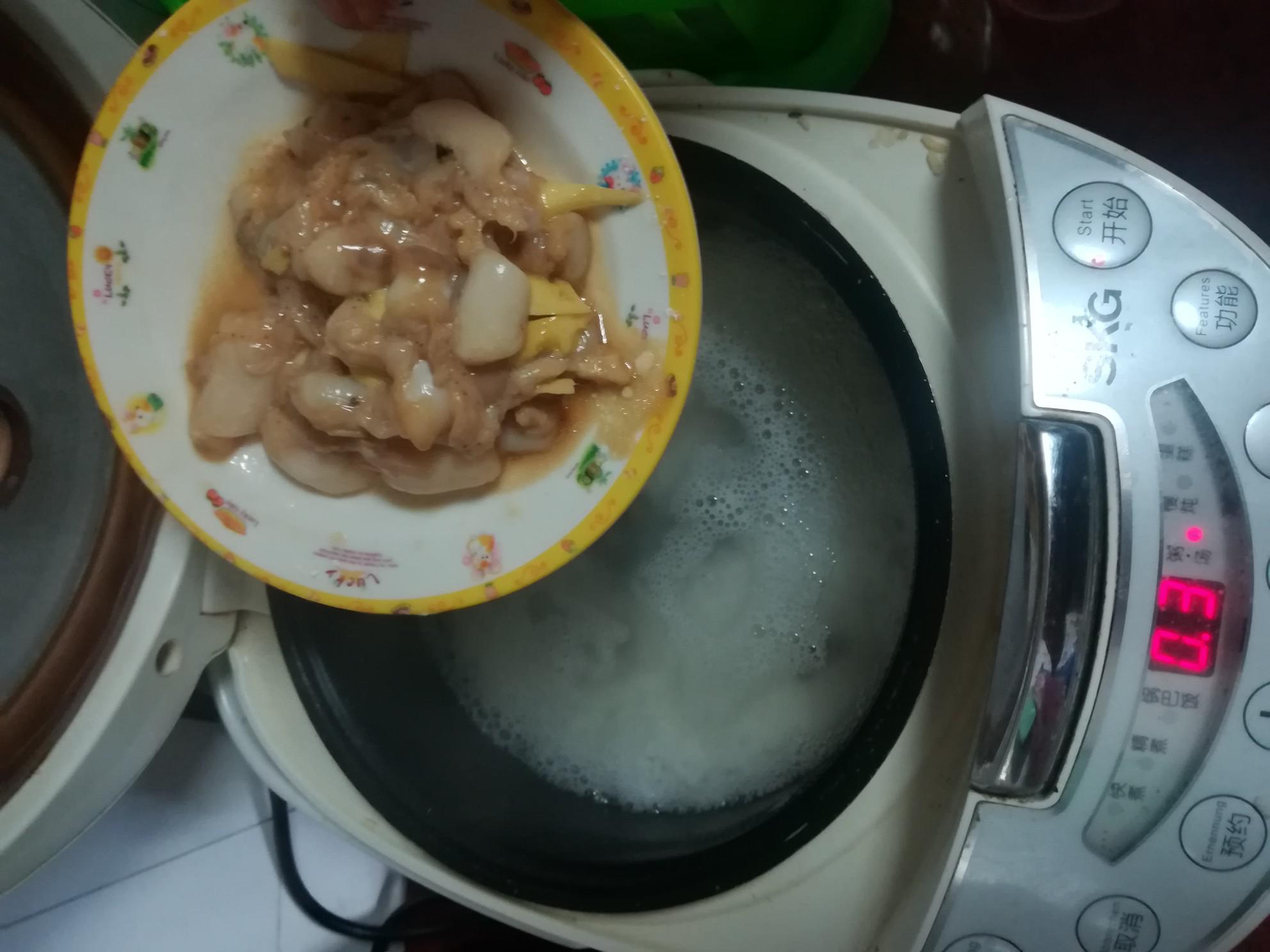 扇貝肉蠔豉粥的做法-咸鮮味煮菜譜