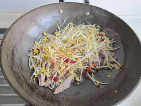 黃豆芽韭菜炒肉的做法-家常味炒菜譜