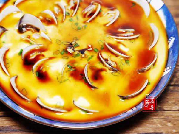 【添喜的廚房】蛤蜊蒸蛋的做法-咸鮮味蒸菜譜