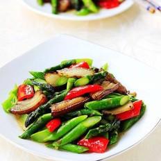 蘆筍炒肉的做法-家常味炒菜譜