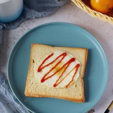 荷包蛋吐司的做法-家常味炸菜譜