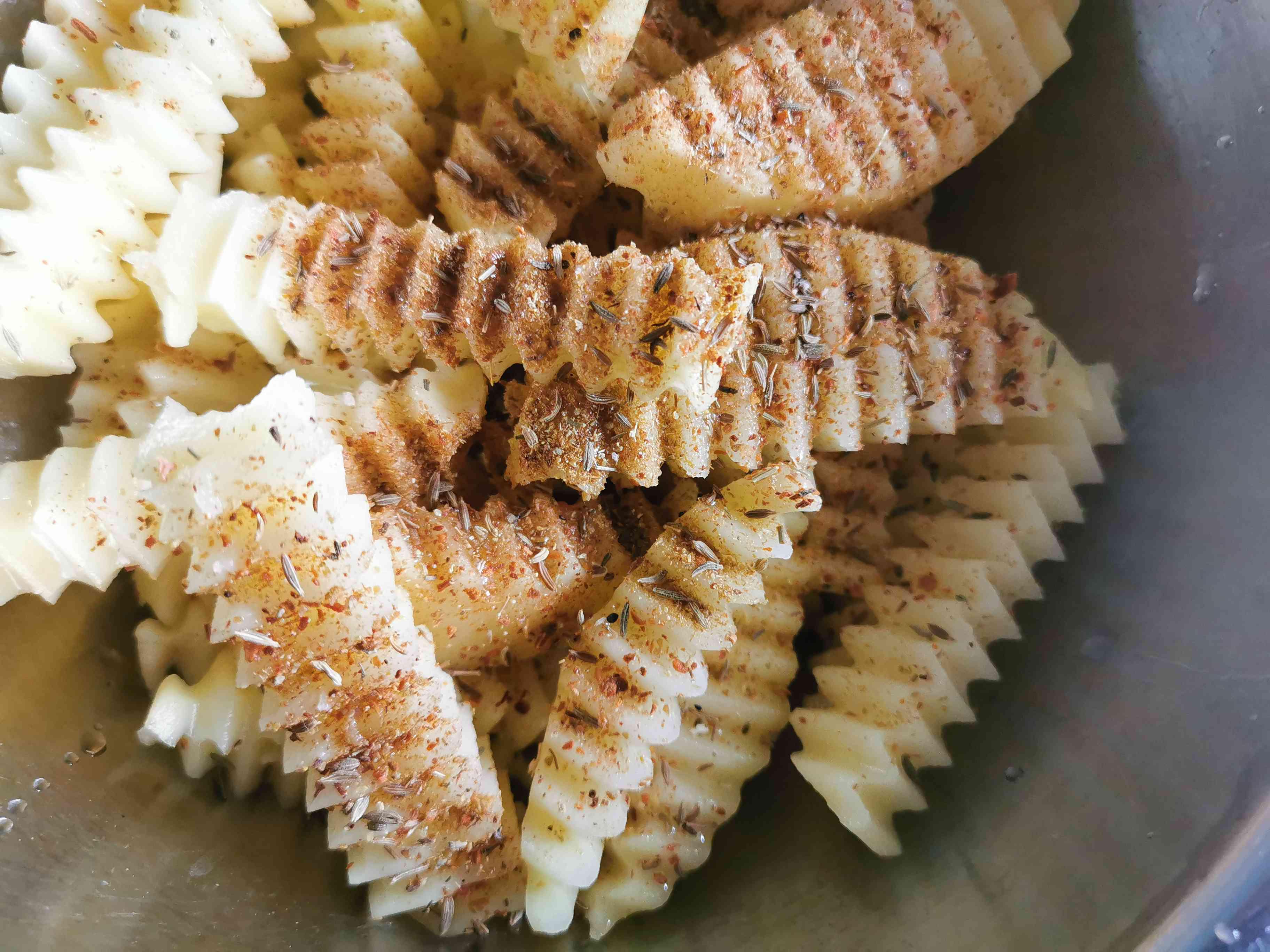 烤薯條的做法-家常味烤菜譜