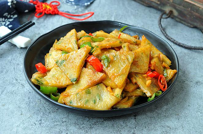 香辣紅薯皮的做法-香辣味煎菜譜