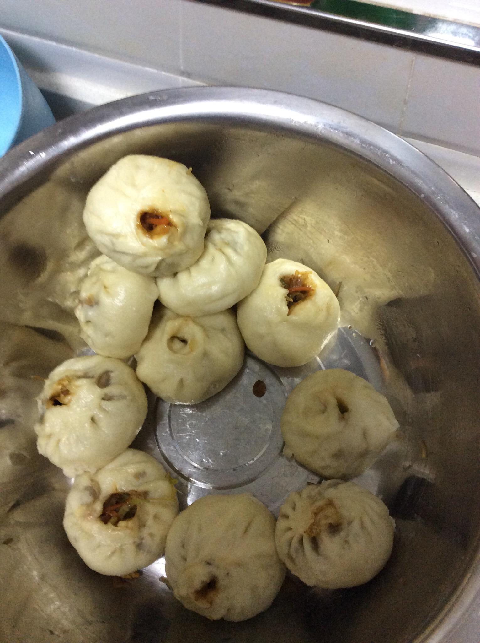 卷心菜粉條雞蛋素包子的做法-家常味蒸菜譜