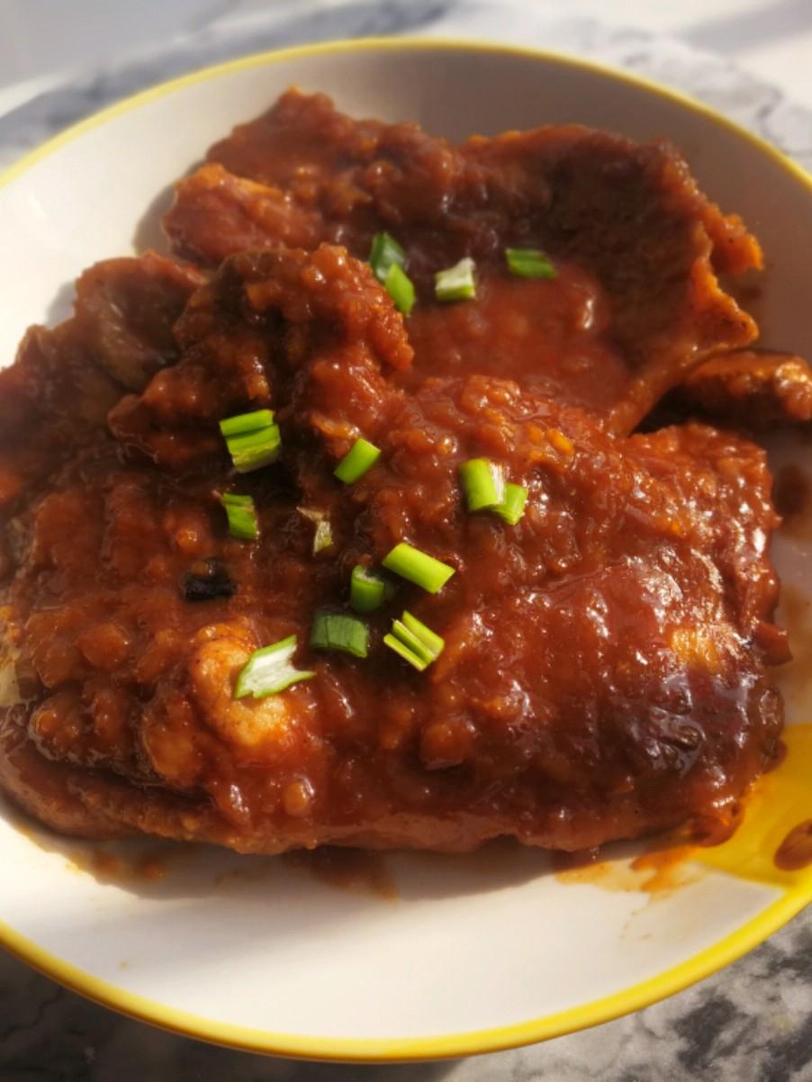 紅燒豬大排的做法-咸鮮味燒菜譜