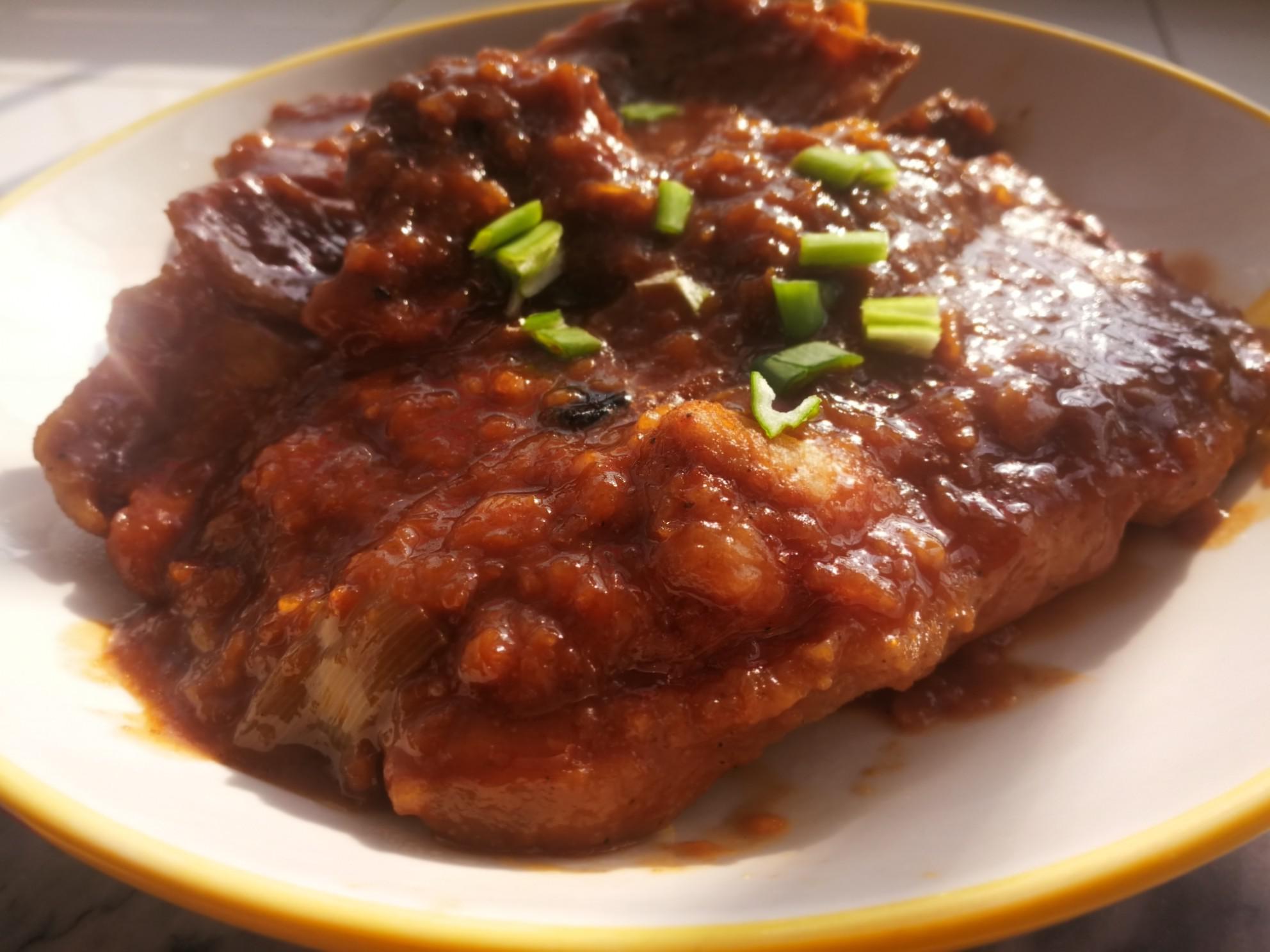 紅燒豬大排的做法-咸鮮味燒菜譜