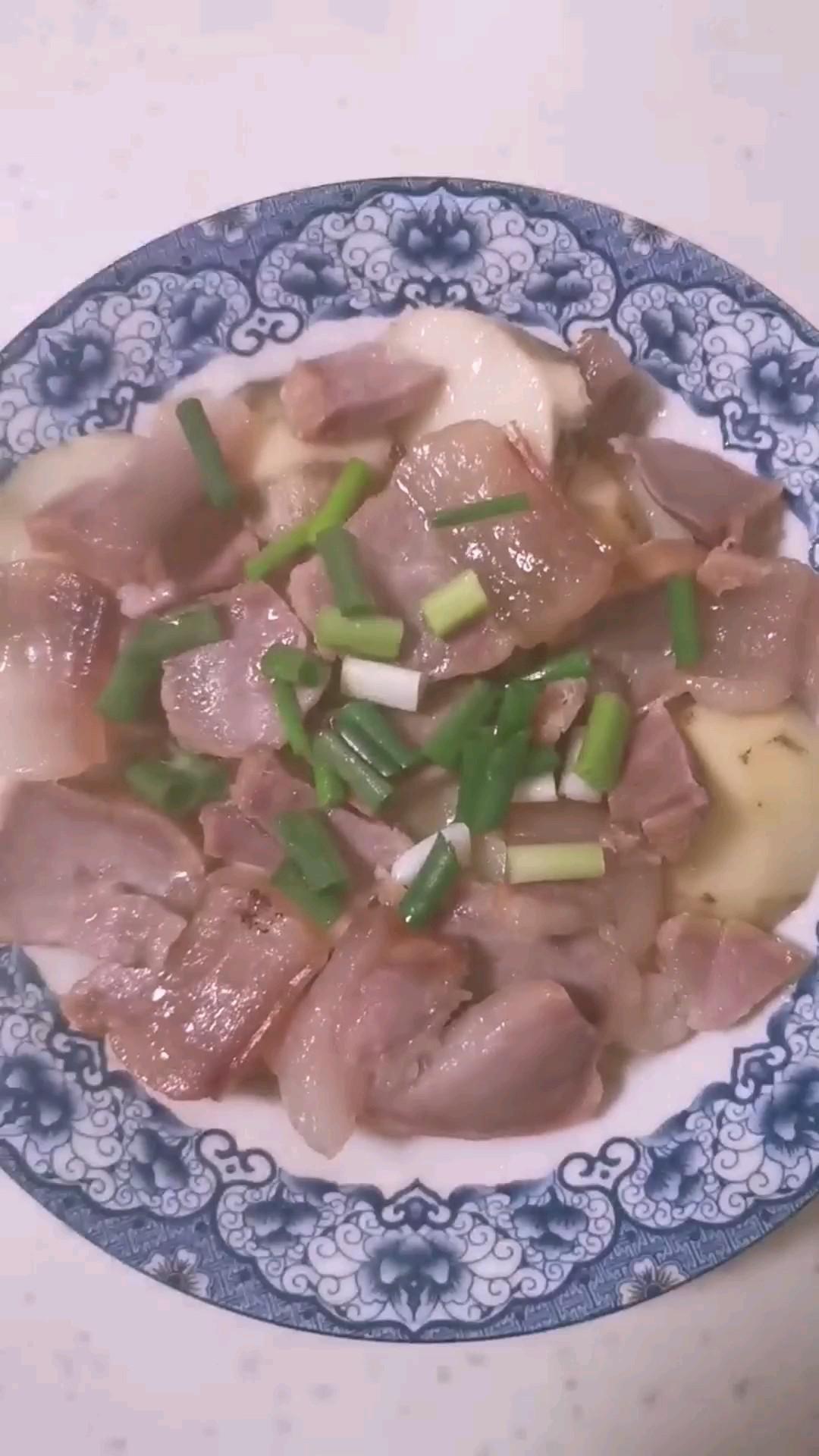 咸肉蒸慈姑的做法-咸鮮味蒸菜譜