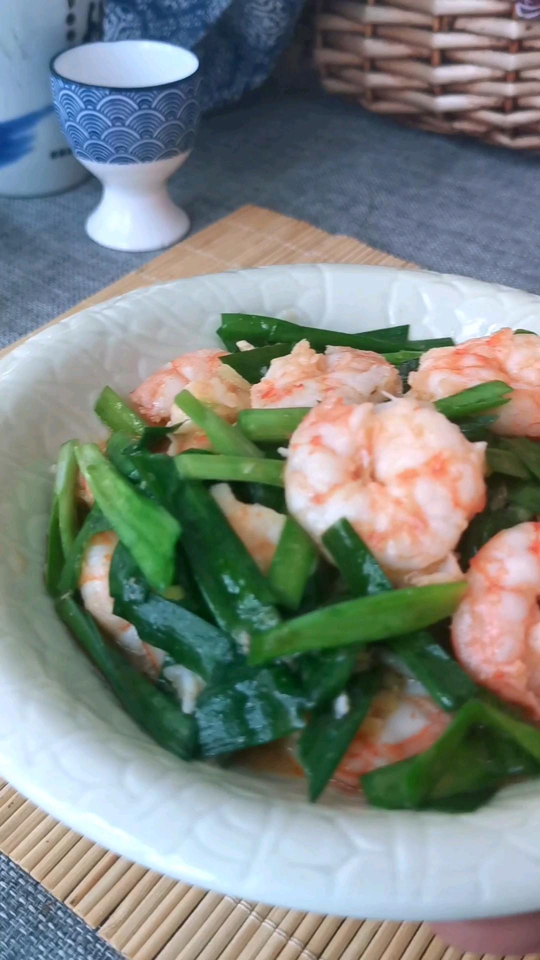 韭菜炒蝦仁的做法-咸鮮味炒菜譜