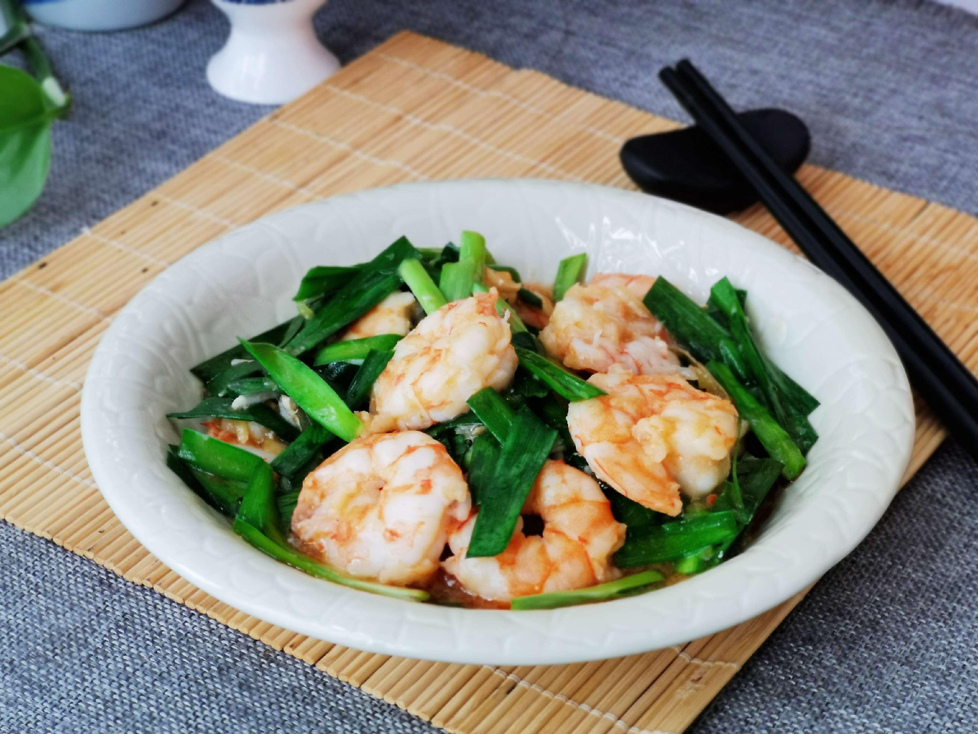 韭菜炒蝦仁的做法-咸鮮味炒菜譜