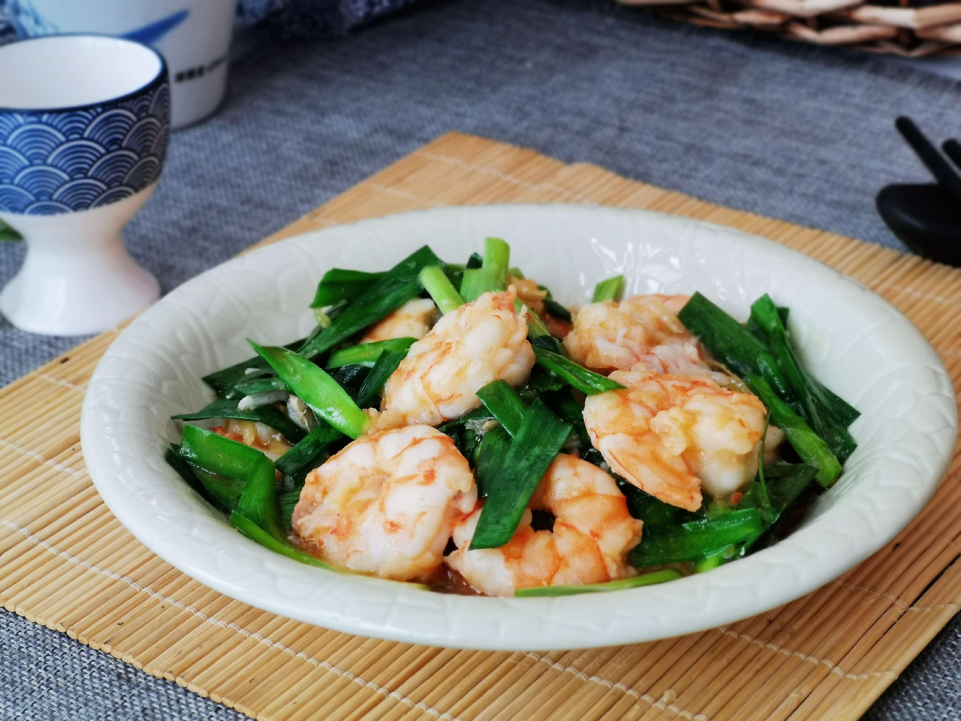 韭菜炒蝦仁的做法-咸鮮味炒菜譜