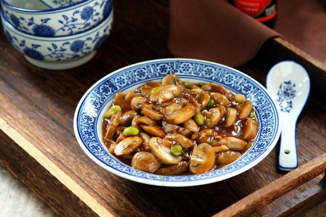 素燒口蘑的做法-家常味燒菜譜