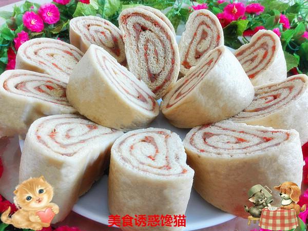 玉米面胡蘿卜肉龍的做法-咸鮮味蒸菜譜
