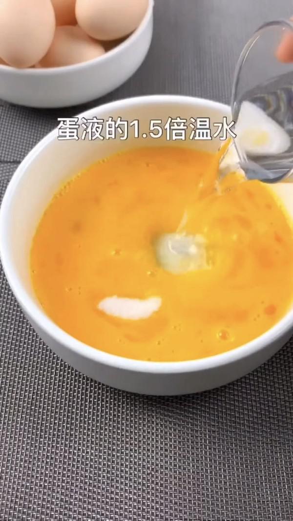 蝦仁雞蛋的做法-咸鮮味蒸菜譜