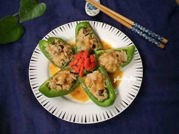 青椒釀肉的做法-咸鮮味煎菜譜