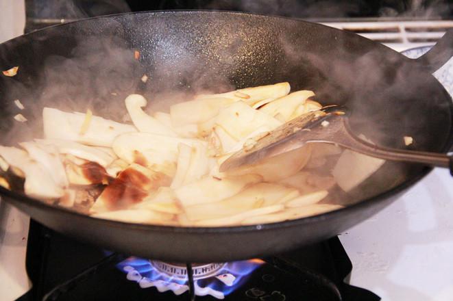 蠔油杏鮑菇炒肉的做法-咸鮮味炒菜譜