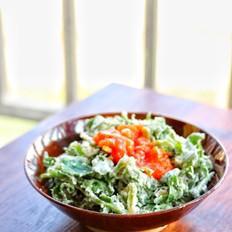 粉蒸蒲公英的做法-家常味蒸菜譜