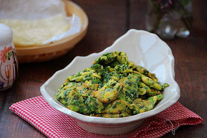 薺菜炒雞蛋的做法-咸鮮味炒菜譜