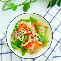 小炒蓮藕的做法-咸鮮味炒菜譜