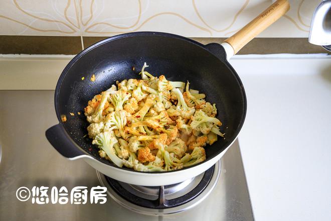 干鍋菜花的做法-香辣味炒菜譜
