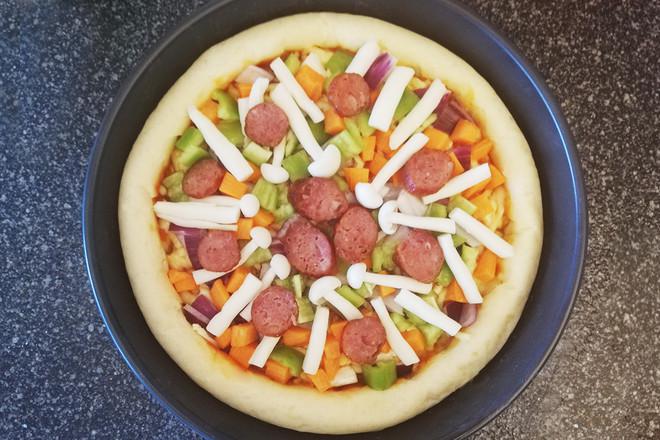 素什錦披薩的做法-咸鮮味烤菜譜-易網健康養生網 素什錦披薩的做法-咸鮮味烤菜譜