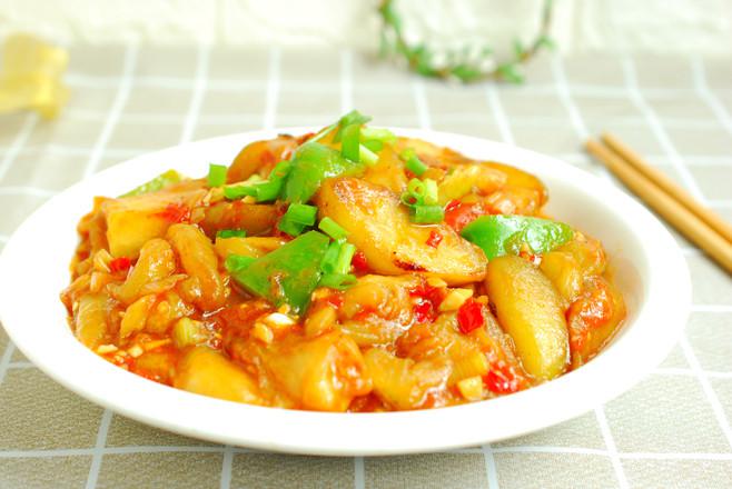 魚香茄子的做法-家常味炒菜譜