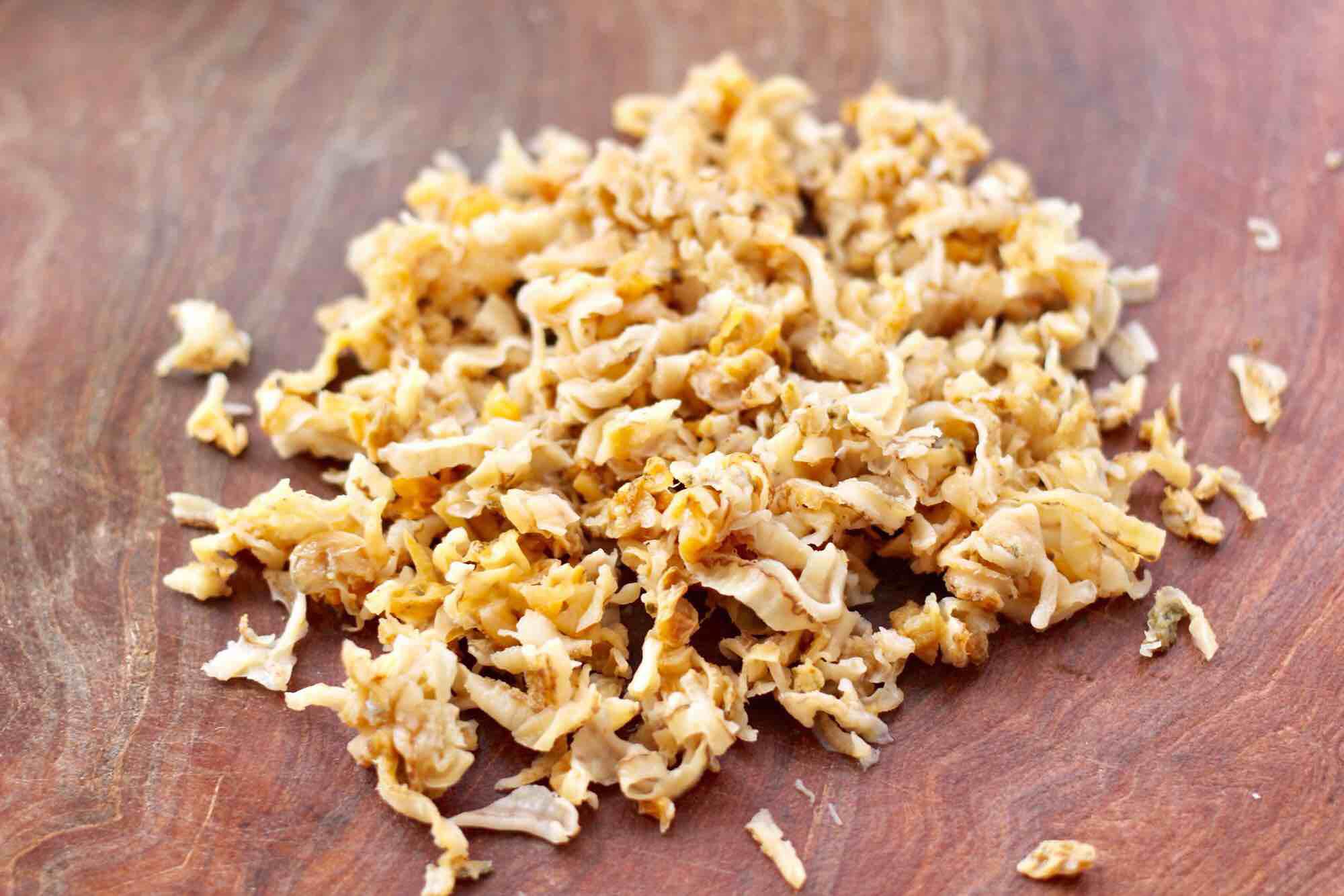 韭菜扇貝餡餅的做法-咸鮮味煎菜譜