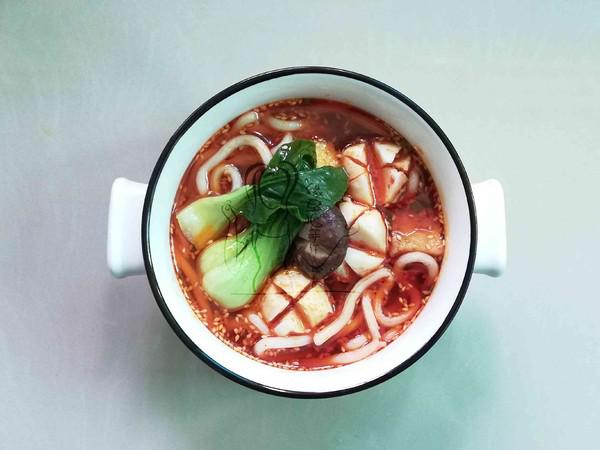 酸湯魚丸烏冬面的做法-酸辣味煮菜譜