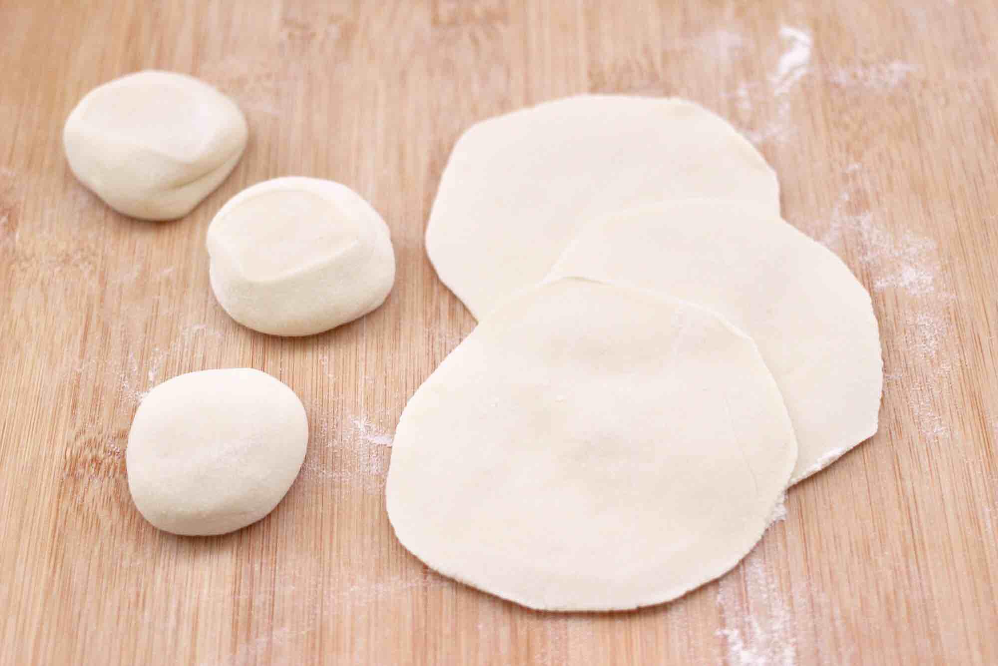 韭菜扇貝餡餅的做法-咸鮮味煎菜譜