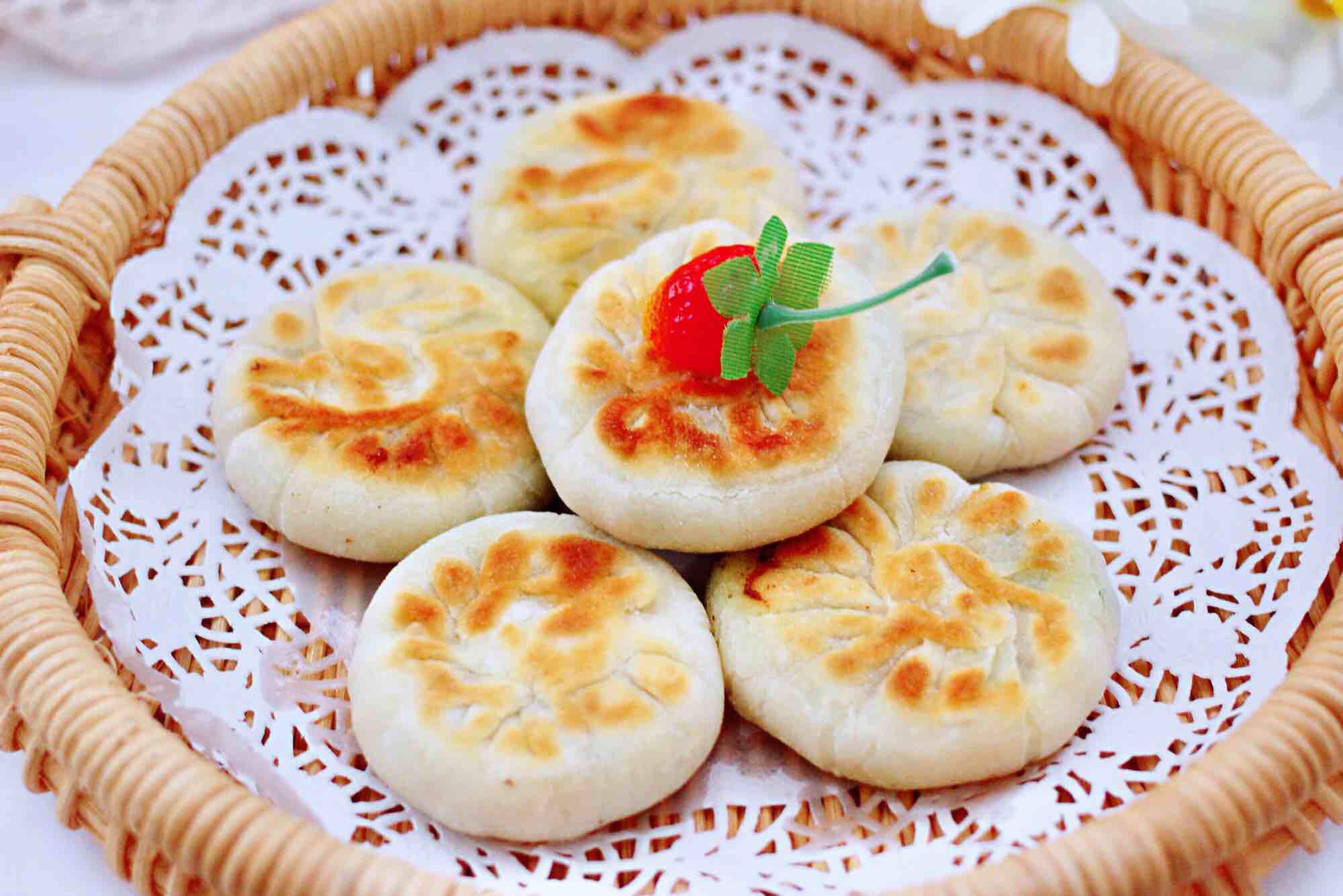 韭菜扇貝餡餅的做法-咸鮮味煎菜譜