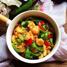 雞蛋炒蝦仁的做法-家常味炒菜譜