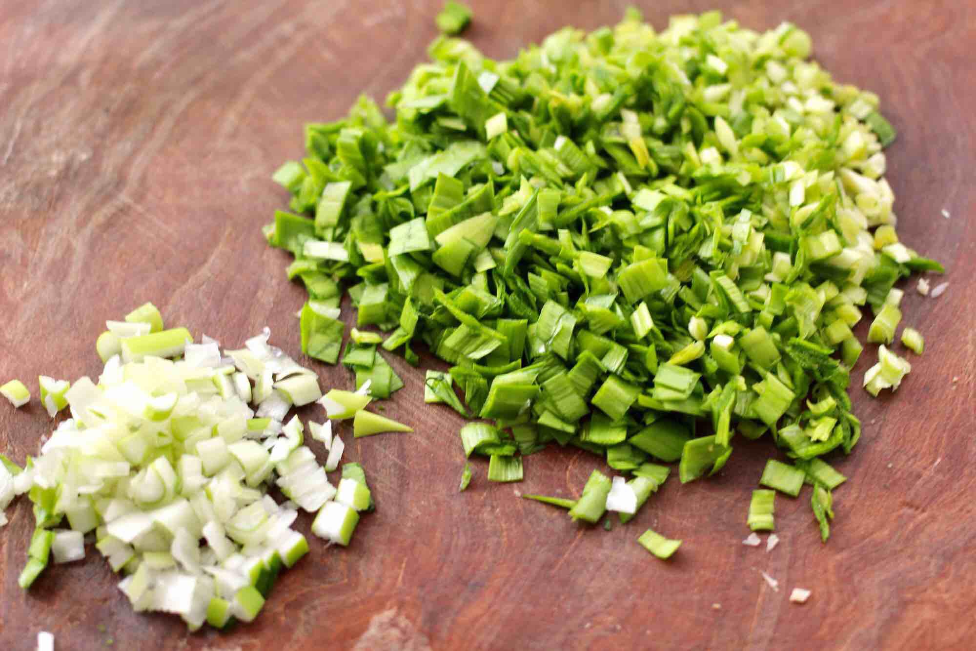 韭菜扇貝餡餅的做法-咸鮮味煎菜譜