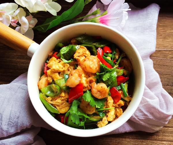 雞蛋炒蝦仁的做法-家常味炒菜譜