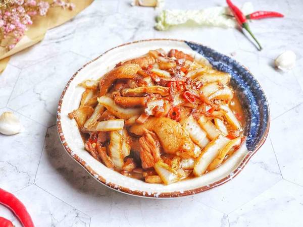 白菜幫炒肉的做法-香辣味炒菜譜