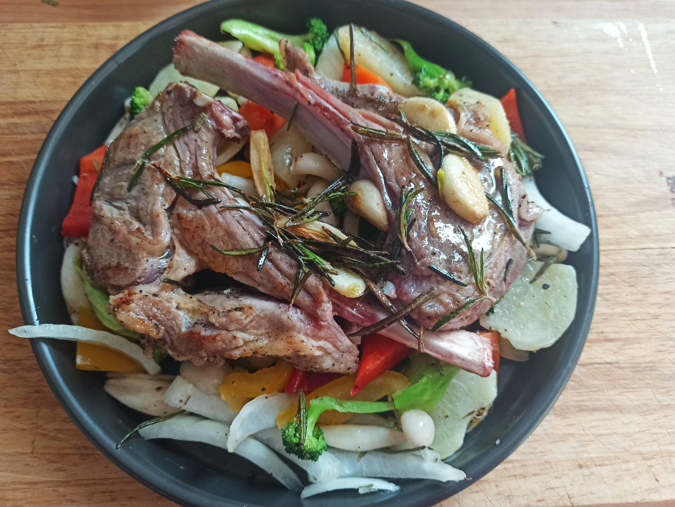 法式雜蔬烤羊排的做法-其它口味烤菜譜