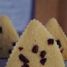 蔓越莓蒸蛋糕的做法-甜味蒸菜譜