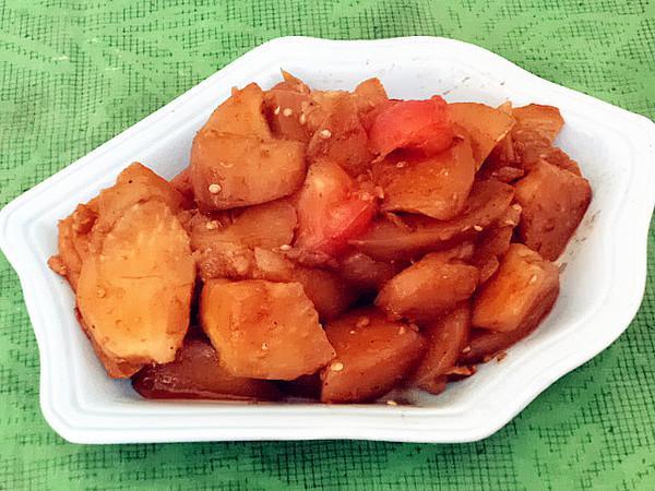 蠔油燒雙茄的做法-咸鮮味燒菜譜