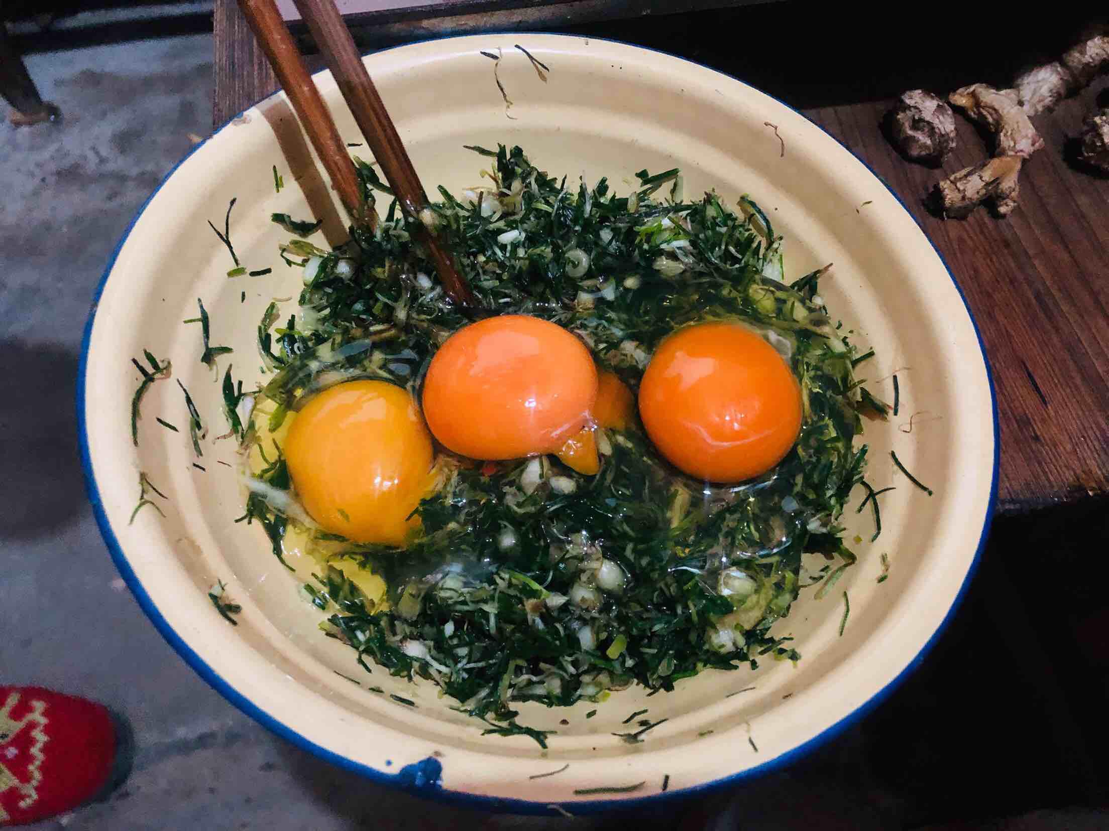 蕎頭炒雞蛋的做法-咸鮮味炒菜譜