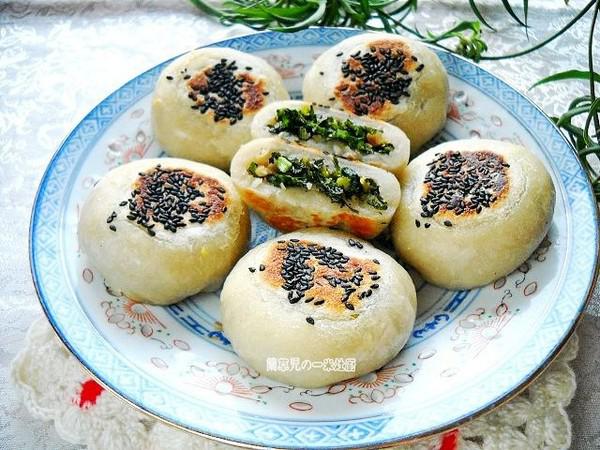 雪菜餡餅的做法-家常味煎菜譜