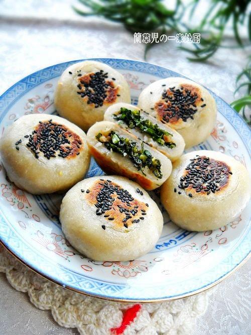 雪菜餡餅的做法-家常味煎菜譜